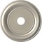 Ekena Millwork Traditional PVC Medallion (Canopies up to 11 1/2"), 19"OD x 3 1/2"ID x 1 1/2"P, Bright Coat Aluminum CMP19TRBAL - alternate 1